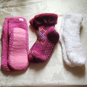 Plush Ultra Soft And Cozy Lounge Socks Women's Socks Bundle 3 Pairs